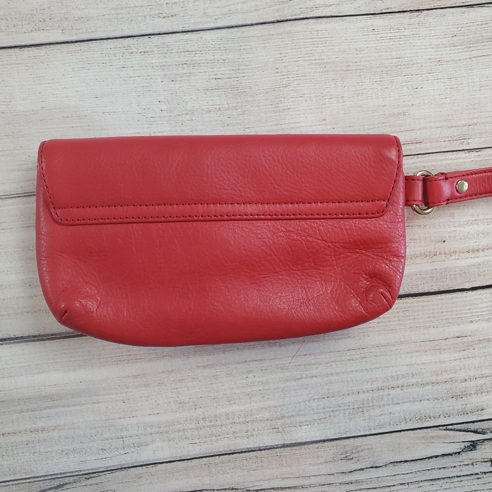 Kate Spade Red Leather Wristlet NWOT - Picture 2 of 7